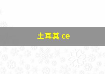 土耳其 ce